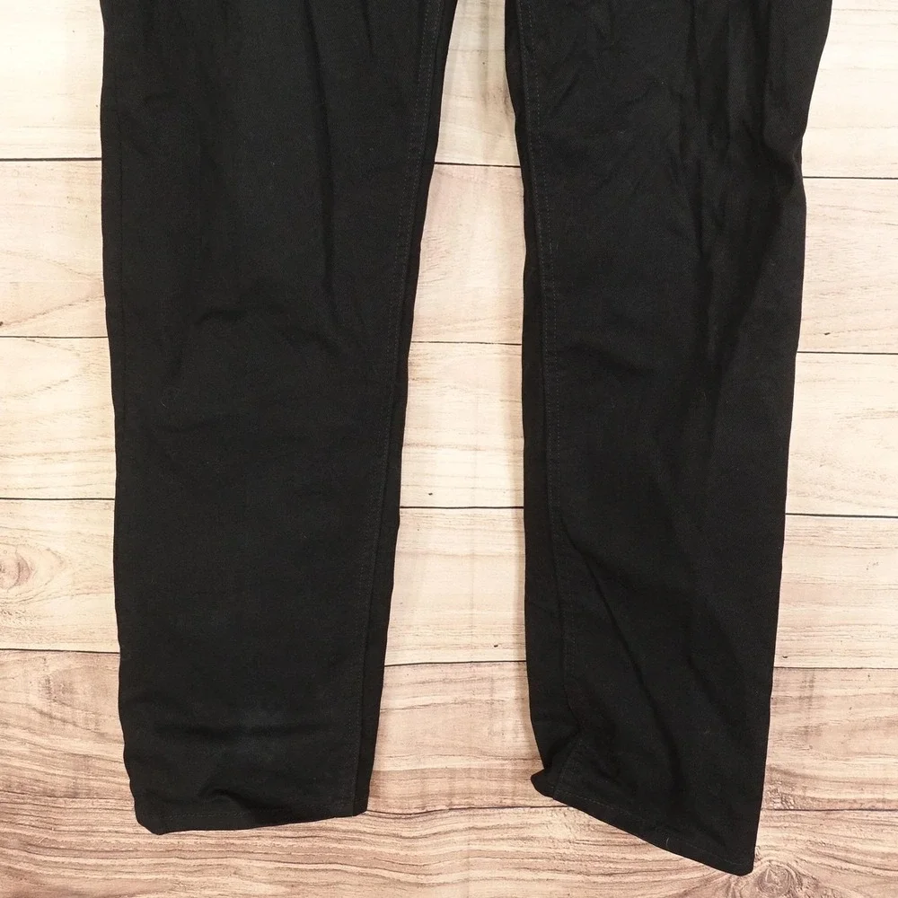 Levis 541 Jeans Mens 36x32 Black Athletic Taper Stretch Denim Pants